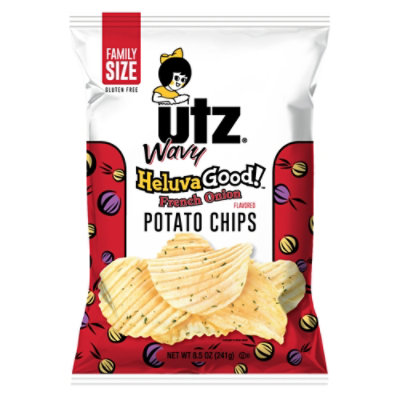 Utz Heluva Good French Onion Wavy Potato Chip - 8.5 OZ - Albertsons