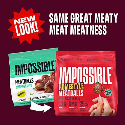 Impossible Meatballs Made From Plants - 14 OZ - Image 2