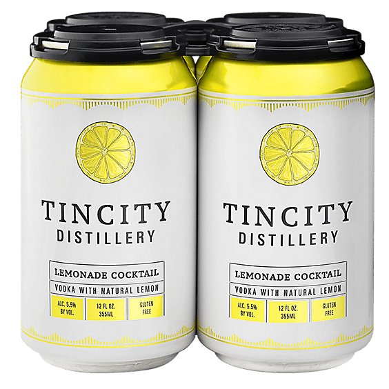 Tin City Distillery Lemonade Cocktail - 355 ML