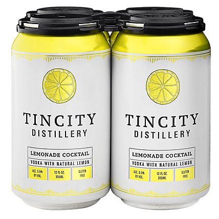 Tin City Distillery Lemonade Cocktail - 355 ML - Image 1