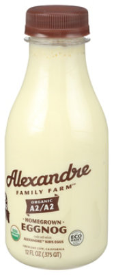 Alexandre Family Farm A2/a2 Whole Eggnog - 12 OZ - Image 4