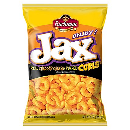 Bachman Jax Cheddar Cheese Puffed Curls - 9 OZ - Image 3