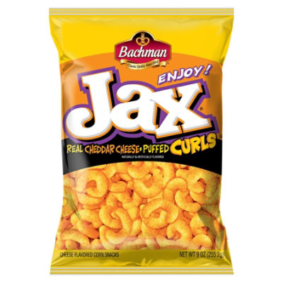 Bachman Jax Cheddar Cheese Puffed Curls - 9 OZ - Image 3