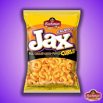 Bachman Jax Cheddar Cheese Puffed Curls - 9 OZ - Image 6