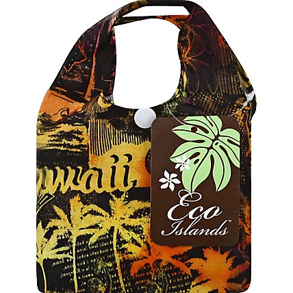 Eco Islands Reusable Bag Vintage Hula Girl Orange/yellow - EA - Image 2