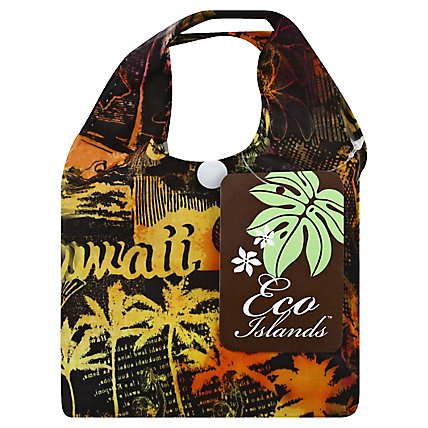 Eco Islands Reusable Bag Vintage Hula Girl Orange/yellow - EA - Image 1