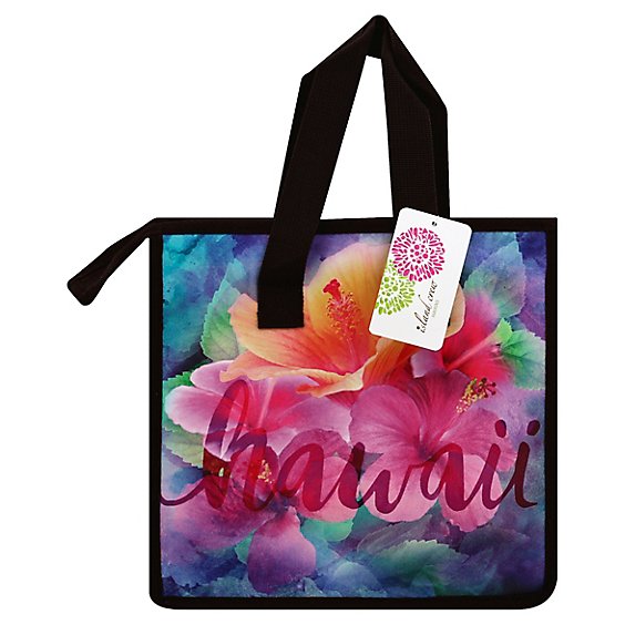 Island Crew Hawaii Insulated Picnic Bag-large Hibiscus Hi - EA