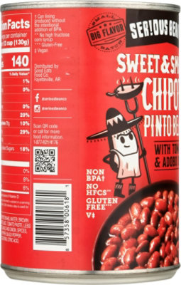 Serious Bean Sweet Spicy Chipotle Beans - 15.5 OZ - Image 6