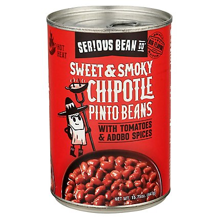 Serious Bean Sweet Spicy Chipotle Beans - 15.5 OZ - Image 1