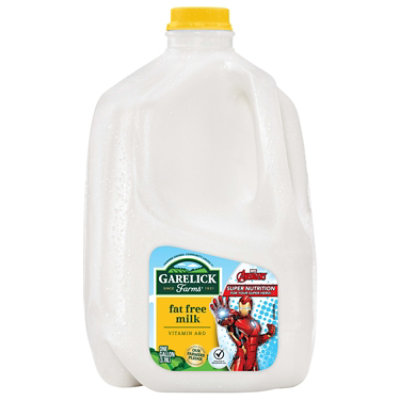 Garelick Farms Fat Free with Vitamin A and D Skim Milk Jug - 1 Gallon - Image 1