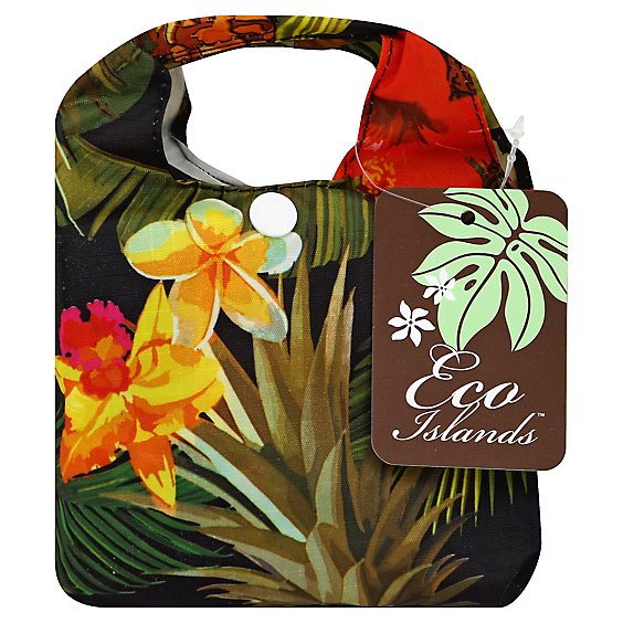 Eco Islands Eco Bag Tropical Garden Black - EA