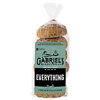 Gabriel's Bakery Everything Bagel 6-pack - 24 OZ - Image 1