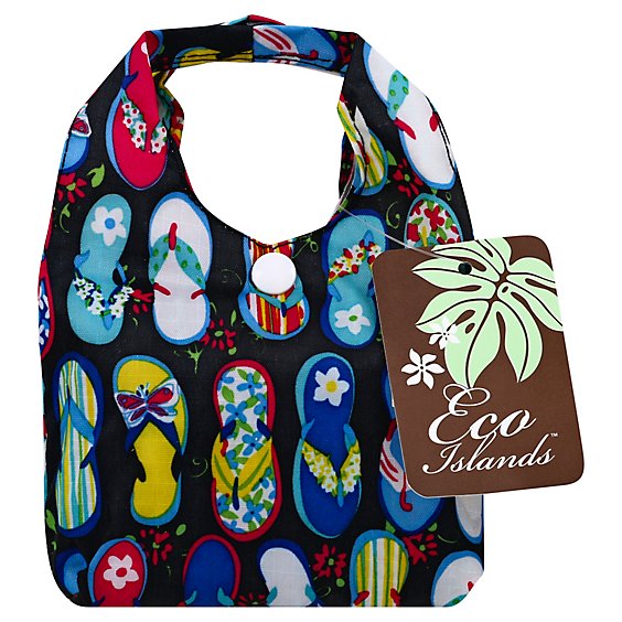 Eco Islands Reusable Bag Slipper Logo-black - EA