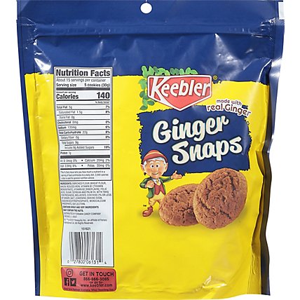 Keebler Ginger Snaps Cookies - 16 OZ - Image 6