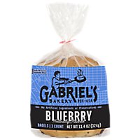 Gabriels Bakery Blueberry Bagel - 12 OZ - Image 1