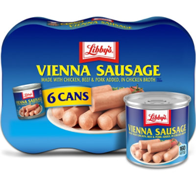 Libby's Vienna Sausages -6-4.6 Oz - Image 1