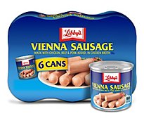 Libby's Vienna Sausages 6 Count - 4.6 Oz