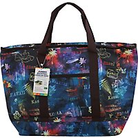 Island Crew Hawaii Jumbo Shopping Cooler Bag Rainbow Night-multi - EA - Image 2