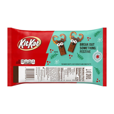 Kit Kat Miniatures Milk Chocolate Wafer Christmas Candy Bag - 9.6 Oz. - Image 2