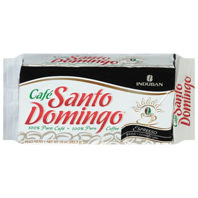 Cafe Santo Domingo Espresso Brick - 10 OZ - Andronico's