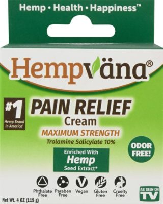 Hempvana Pain Cream Wm - 4 OZ - Image 2