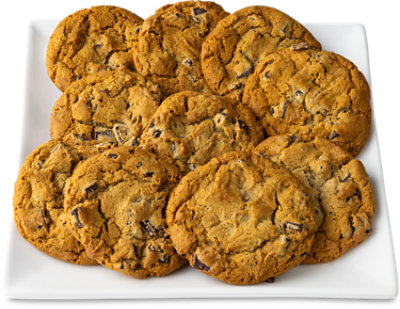 Chocolate Chunk Cookies Jumbo 10 Count - EACH - Image 1