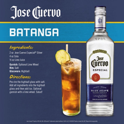 Jose Cuervo Especial Tequila Silver - 750 ML - Image 5