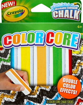  Crayola Special Effects Sidewalk Chalk Color Core - EA - Image 2