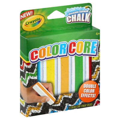  Crayola Special Effects Sidewalk Chalk Color Core - EA - Image 1