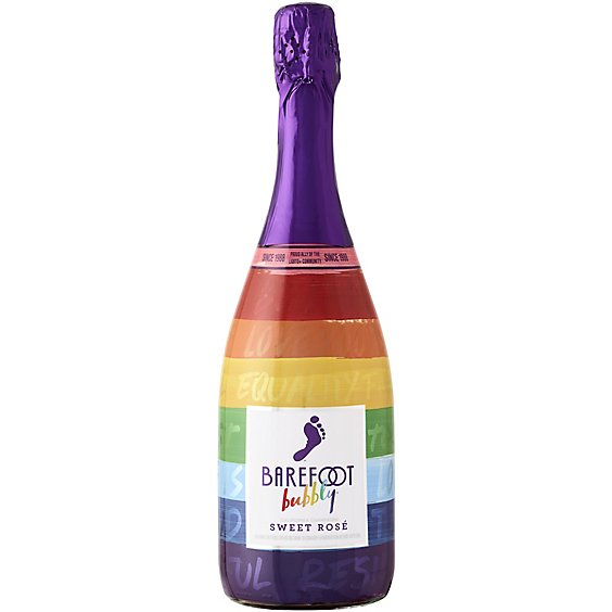Barefoot Bubbly Pride Sweet Rose Wine - 750 ML