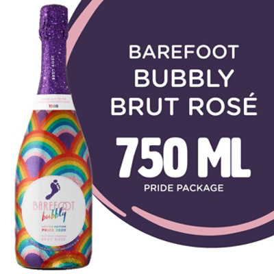 Barefoot Bubbly Pride Sweet Rose Wine - 750 ML - Image 3