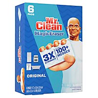 Mr. Clean Magic Eraser Original Cleaning Pads with Durafoam - 6 Count - Image 4