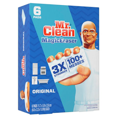 Mr. Clean Magic Eraser Original Cleaning Pads with Durafoam - 6 Count - Image 8