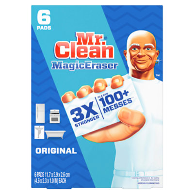 Mr. Clean Magic Eraser Original Cleaning Pads with Durafoam - 6 Count - Image 7