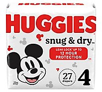 Huggies Snug And Dry Diapers Size 4 Jumbo Pk 27 - 27 CT