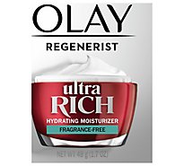 Olay Regenerist Ultra Rich Fragrance Free Face Moisturizer - 1.7 Oz