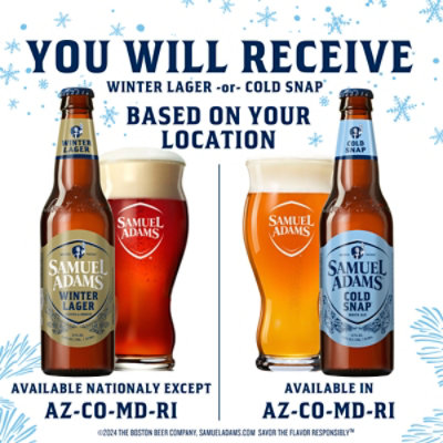 Samuel Adams Winter White Ale Seasonal Beer Bottle - 12 Fl. Oz. - Image 2