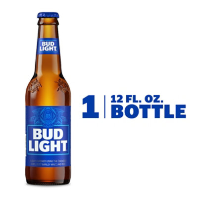 Bud Light American Lager Beer in Bottle - 12 Fl. Oz. - Image 1