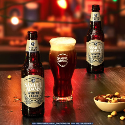 Samuel Adams Winter Lager Seasonal Beer Bottle - 12 Fl. Oz. - Image 4
