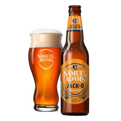 Samuel Adams Jack-O Pumpkin Ale Seasonal Beer Bottle - 12 Fl. Oz. - Image 2