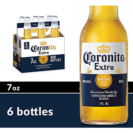 Coronita Extra Beer Bottles - 6-7 Fl. Oz. - Image 1