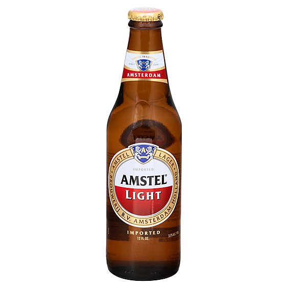 Amstel Light Beer Bottles - 12-12 FZ