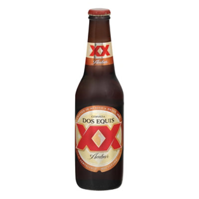 Dos Equis Amber Beer Bottles - 6-12 FZ