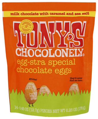 Tonys Caramel Sea Salt Eggs - 6.46 OZ