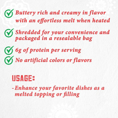 Cacique Queso Quesadilla Mexican-Style Cheese Shredded - 7 oz - Image 5