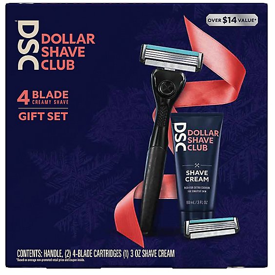 Dsc Rzr Shave Cream Mixed 6 4  Gift Box - EA