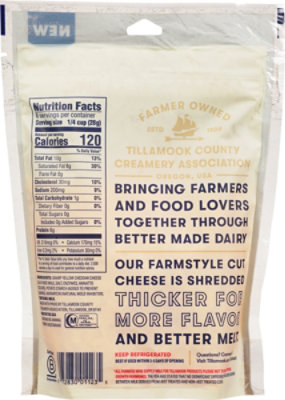 Tillamook Farmstyle Fine Cut Sharp Cheddar Shredded Cheese - 8 Oz - Image 8