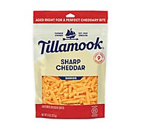 Tillamook Farmstyle Fine Cut Sharp Cheddar Shredded Cheese - 8 Oz