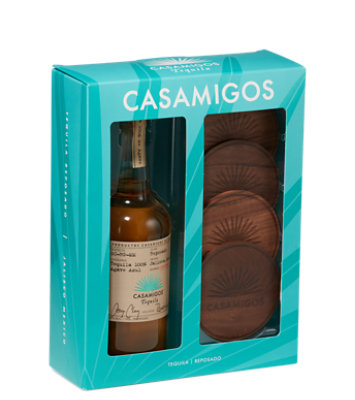 Casamigos Reposado W/wooden Coasters - 750 ML - Image 1