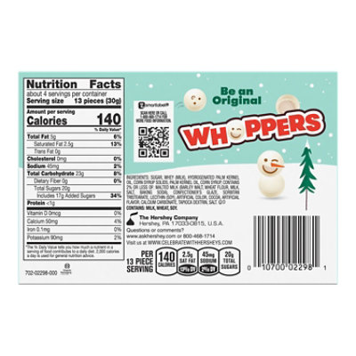 Whoppers Malted Milk Snowballs Box - 4 OZ - Image 2